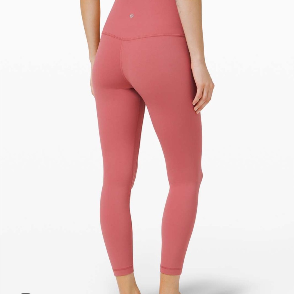 LULULEMON ALIGN LEGGINGS 25” BRIER ROSE SIZE 4
